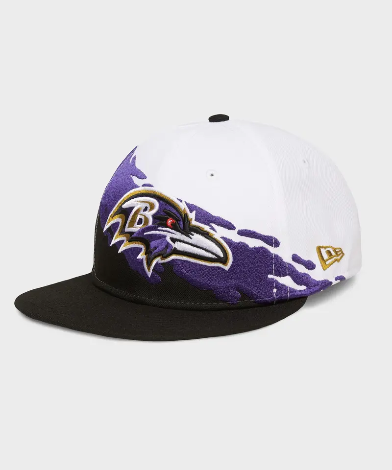 Homage X New Era Baltimore Ravens Retro 9Fifty Color Splash Hat 1