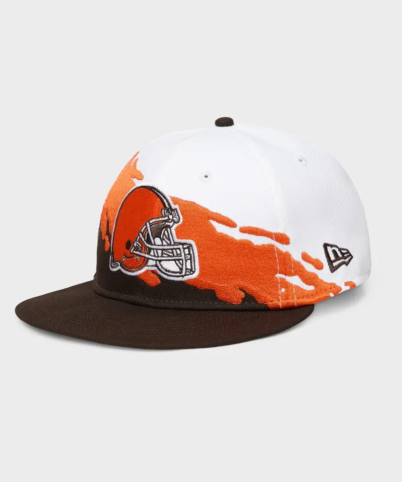 Homage X New Era Cleveland Browns Retro 9Fifty Color Splash Hat 1