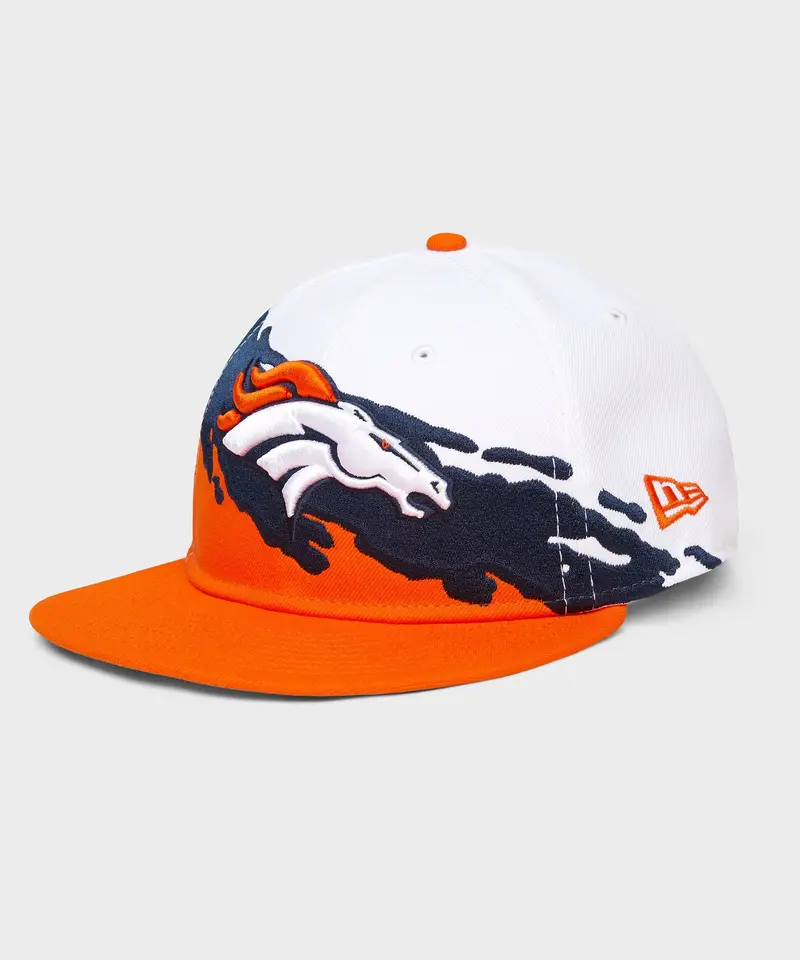 Homage X New Era Denver Broncos Retro 9Fifty Color Splash Hat 1