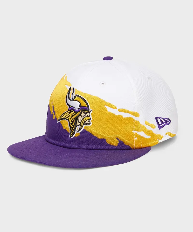 Homage X New Era Minnesota Vikings Retro 9Fifty Color Splash Hat 1