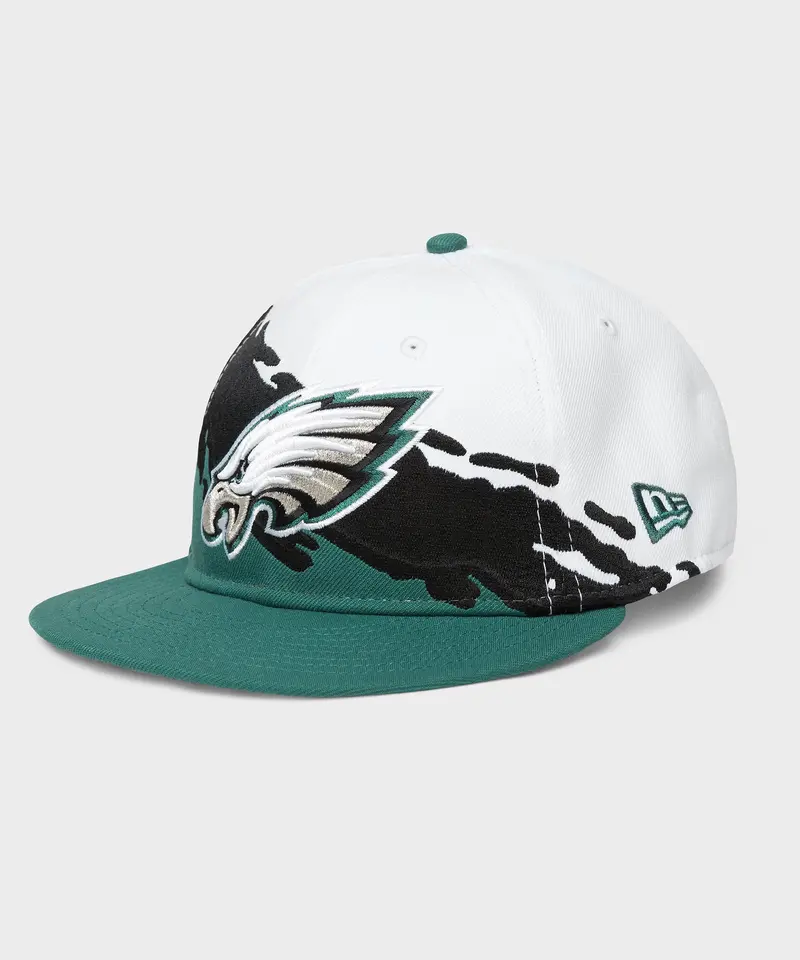 Homage X New Era Philadelphia Eagles Retro 9Fifty Color Splash Hat 1