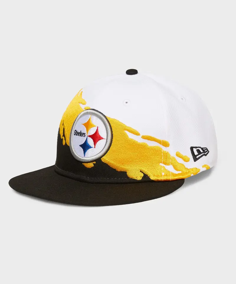 Homage X New Era Pittsburgh Steelers Retro 9Fifty Color Splash Hat 1