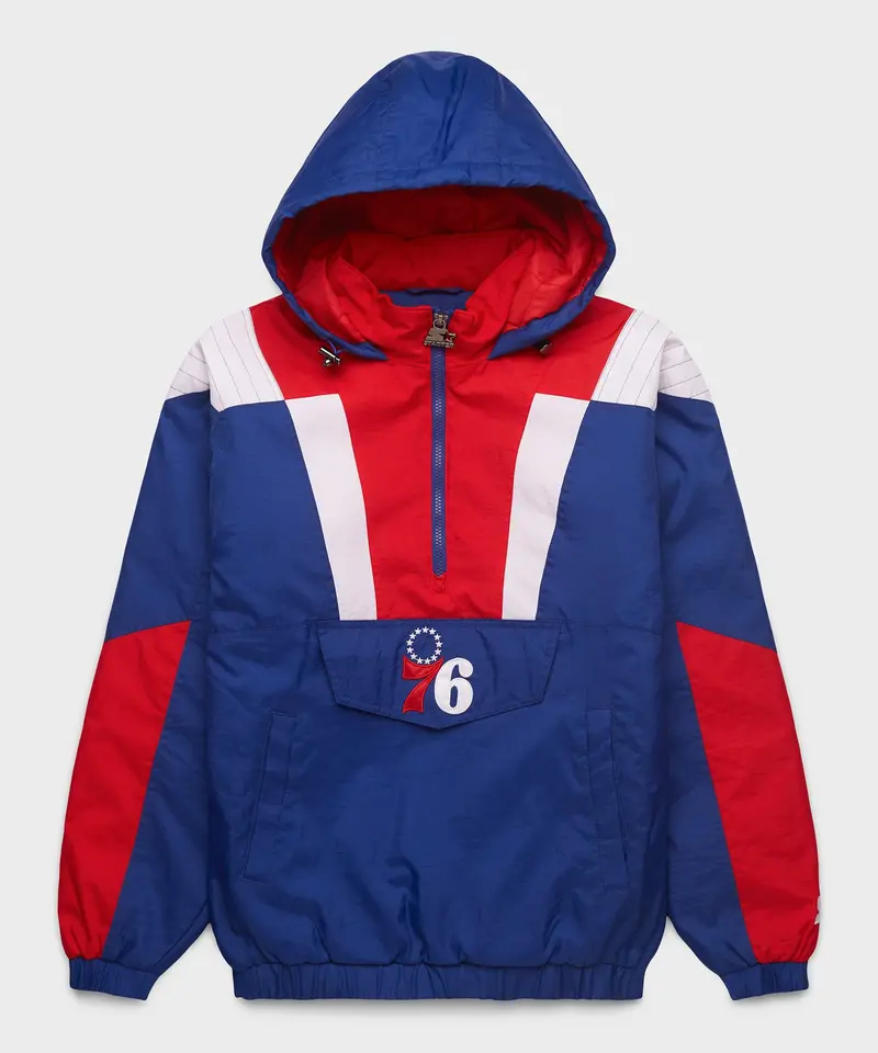 Homage X Starter 76Ers Pullover Jacket 1
