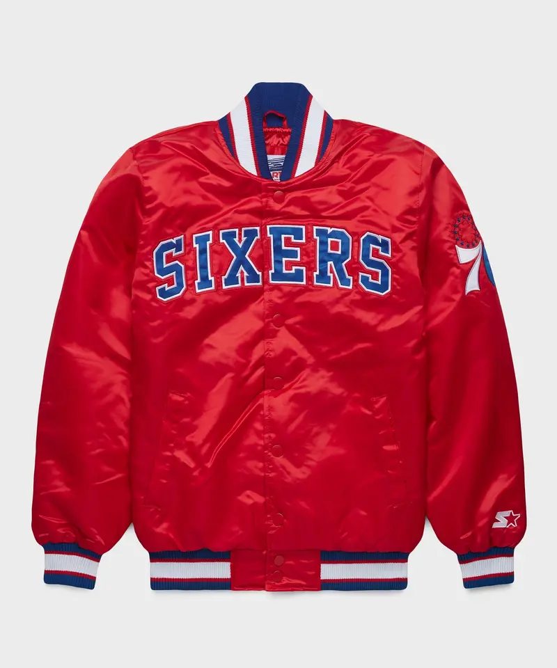 Homage X Starter 76Ers Satin Jacket 1