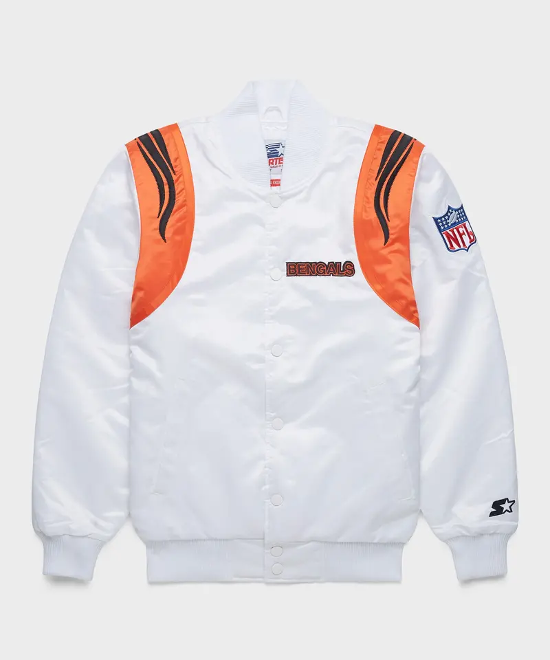 Homage X Starter Bengals Satin Jacket 1