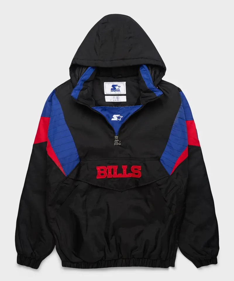Homage X Starter Bills Blackout Breakaway Pullover Jacket 1