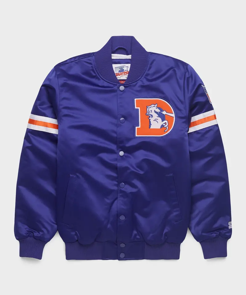 Homage X Starter Broncos Heavyweight Satin Jacket 1