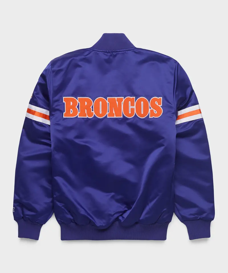 Homage X Starter Broncos Heavyweight Satin Jacket 2