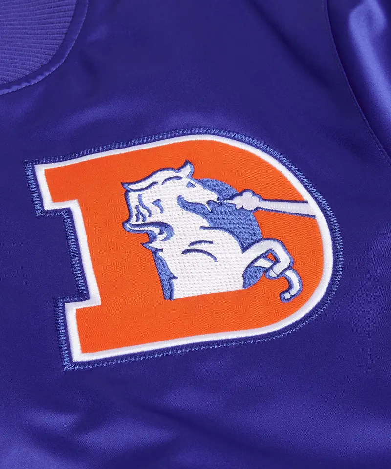 Homage X Starter Broncos Heavyweight Satin Jacket 3