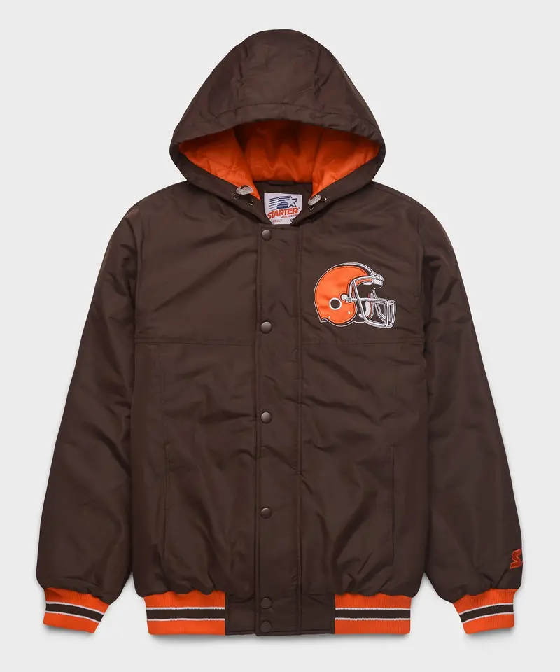 Homage X Starter Browns Parka Jacket 1