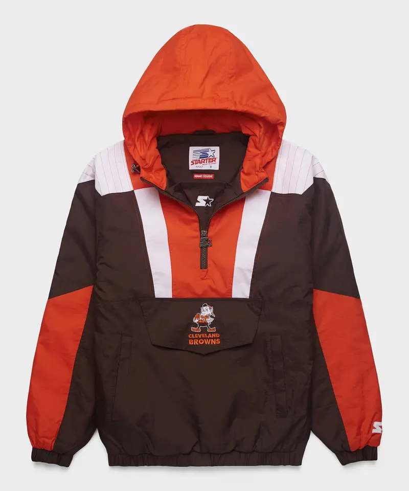 Homage X Starter Browns Pullover Jacket 1