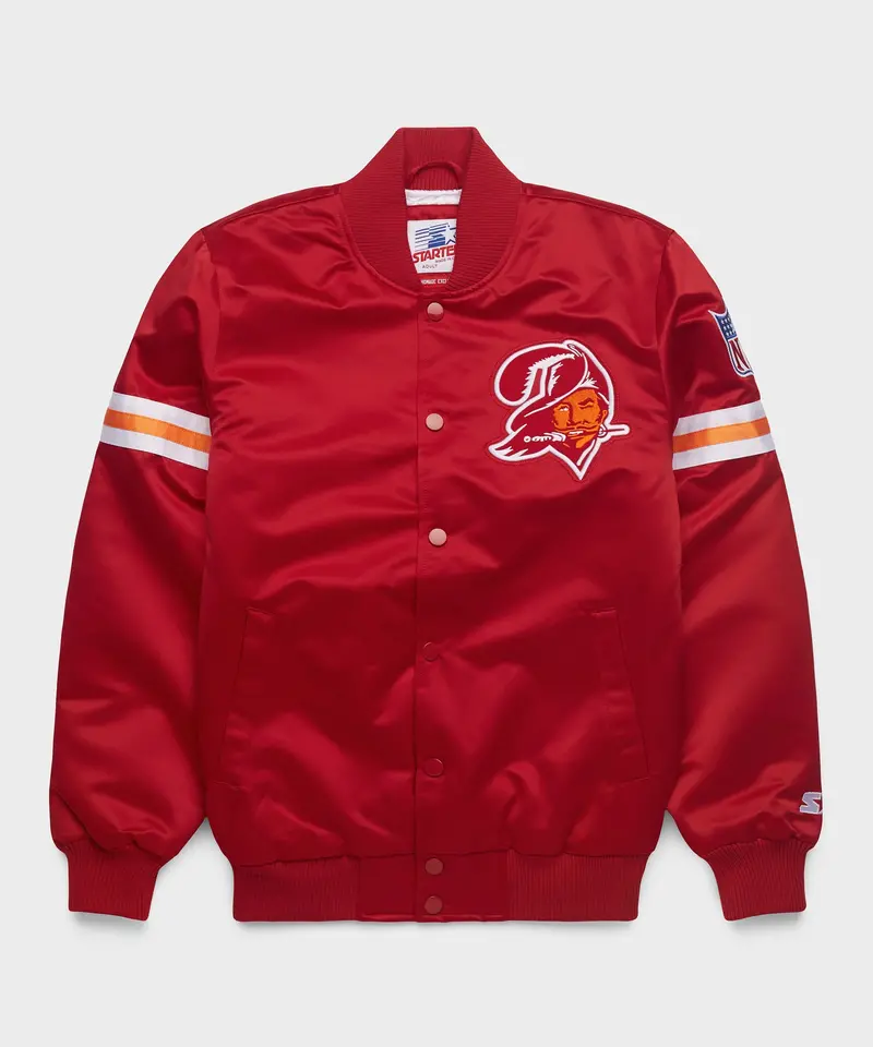 Homage X Starter Buccaneers Heavyweight Satin Jacket 1