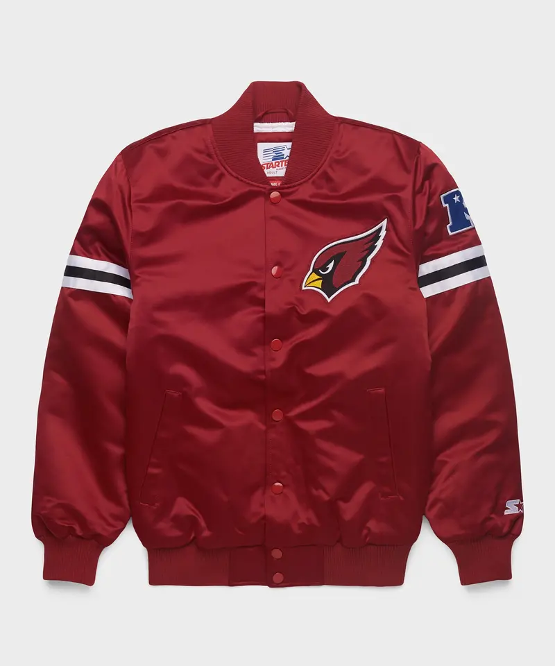 Homage X Starter Cardinals Heavyweight Satin Jacket 1