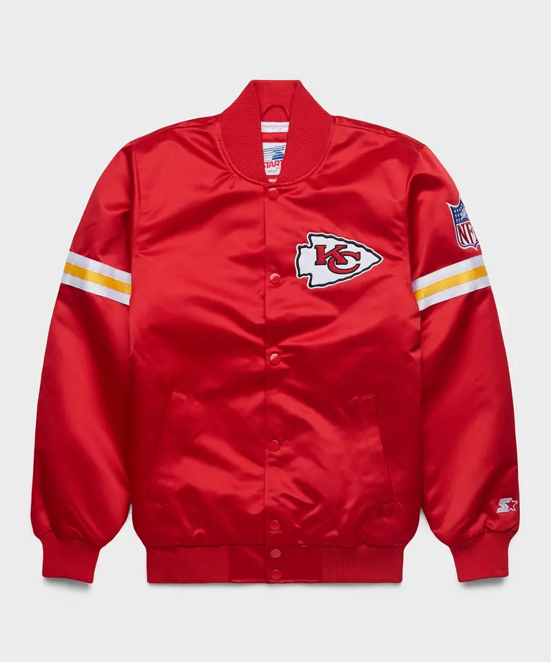 Homage X Starter Chiefs Heavyweight Satin Jacket 1