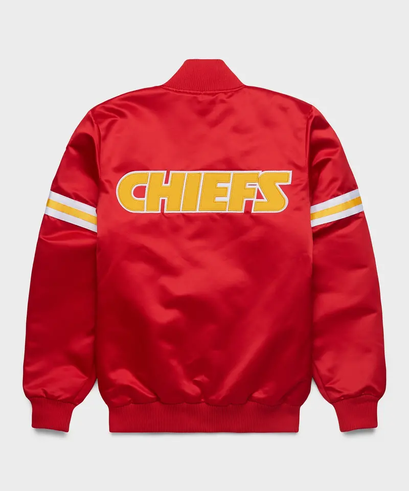 Homage X Starter Chiefs Heavyweight Satin Jacket 2
