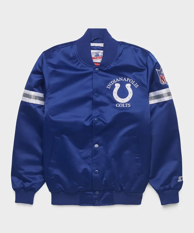 Homage X Starter Colts Heavyweight Satin Jacket 1