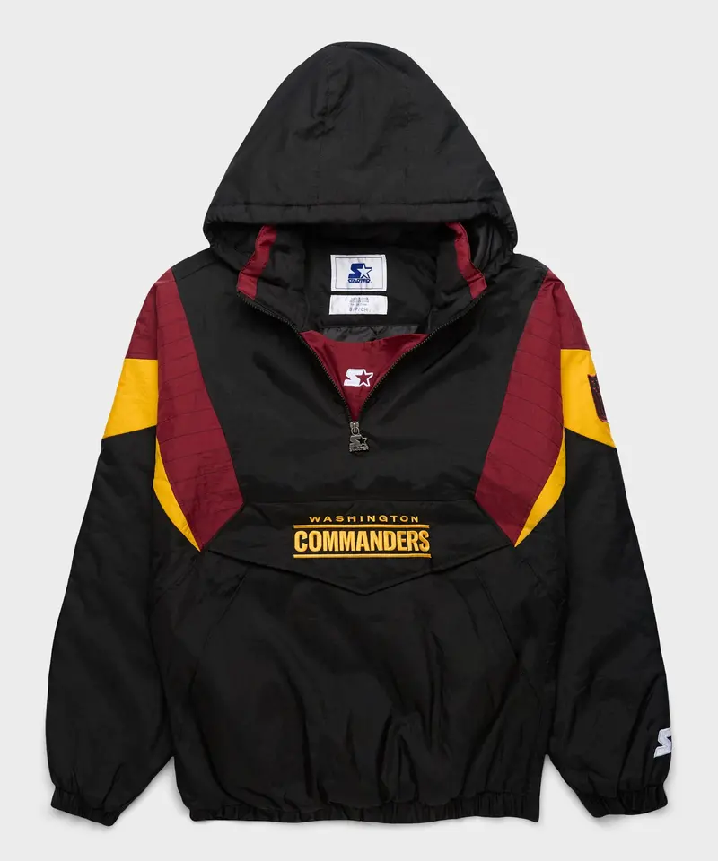 Homage X Starter Commanders Blackout Breakaway Pullover Jacket 1