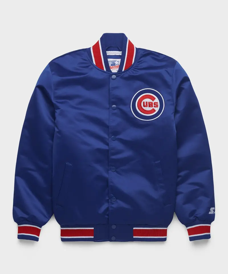 Homage X Starter Cubs Heavyweight Satin Jacket 1
