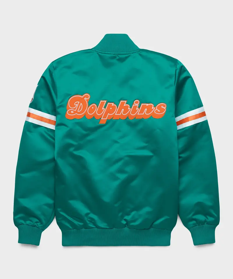 Homage X Starter Dolphins Heavyweight Satin Jacket 2