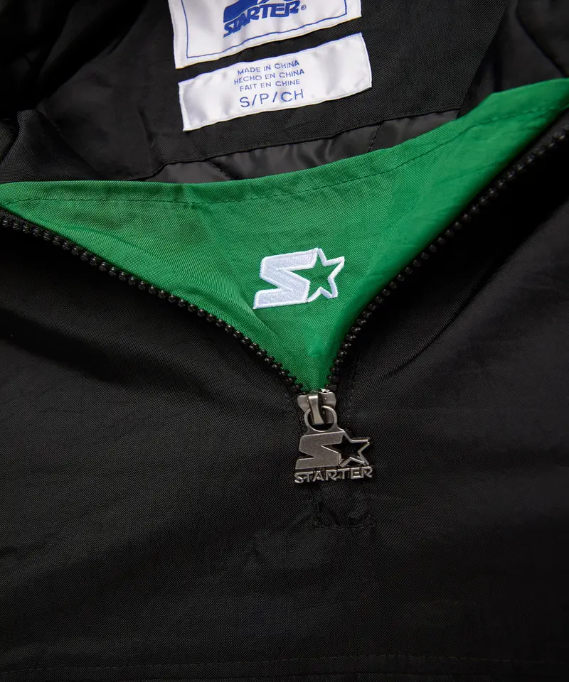 Homage X Starter Eagles Blackout Breakaway Pullover Jacket 4