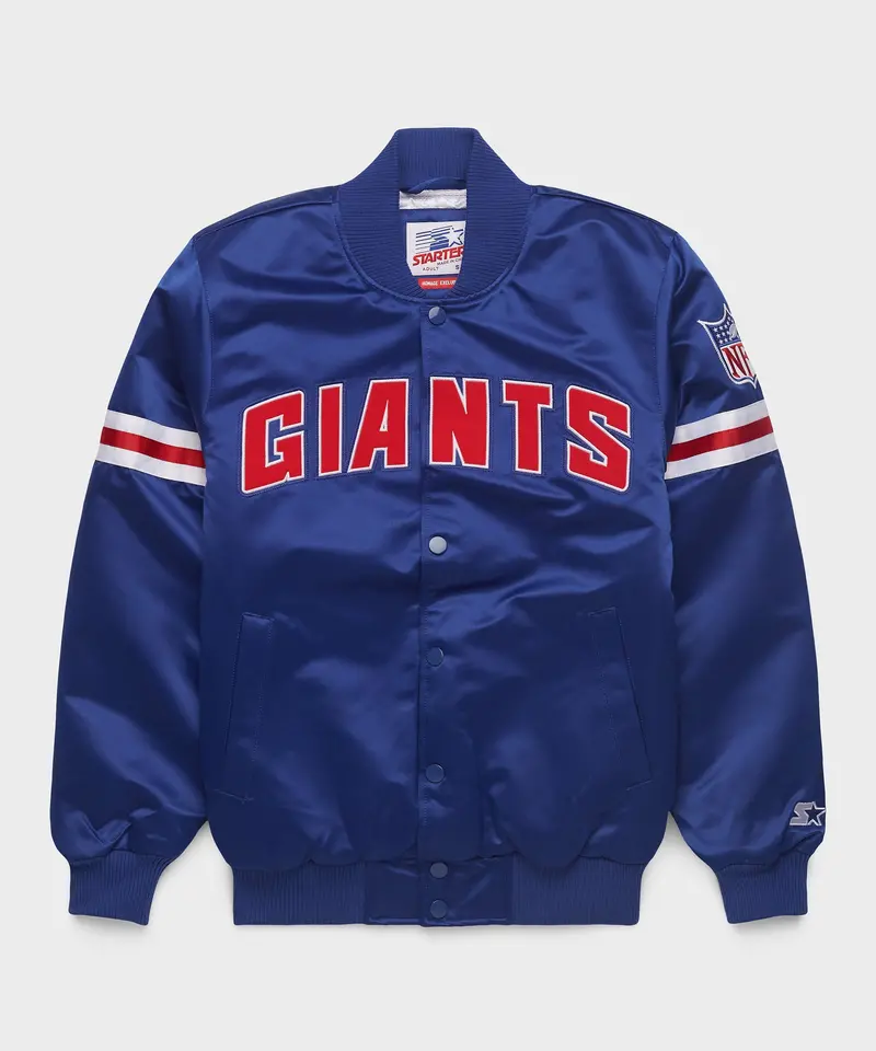 Homage X Starter Giants Heavyweight Satin Jacket 1