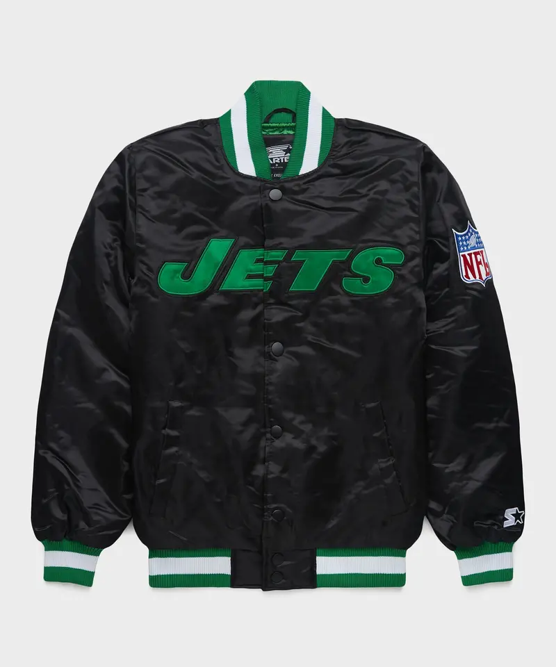 Homage X Starter Jets Blackout Satin Jacket 1
