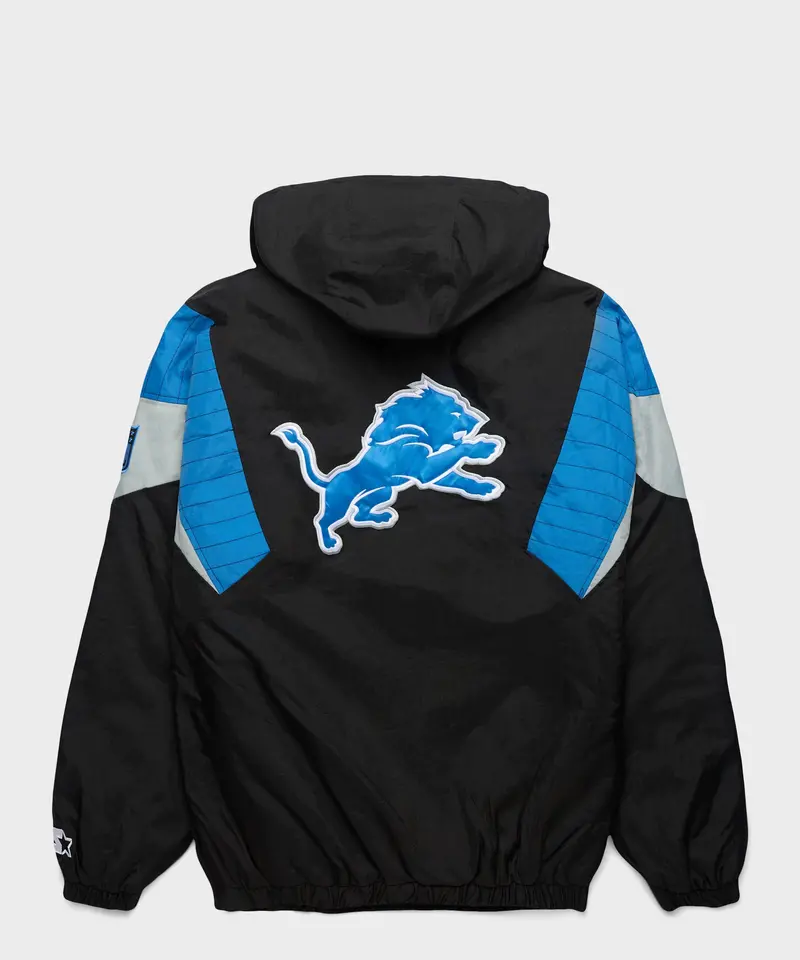 Homage X Starter Lions Blackout Breakaway Pullover Jacket 2