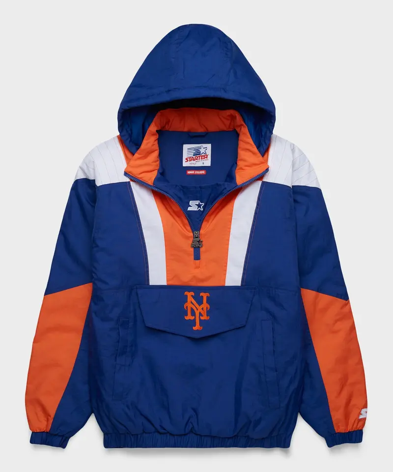 Homage X Starter Mets Pullover Jacket 1