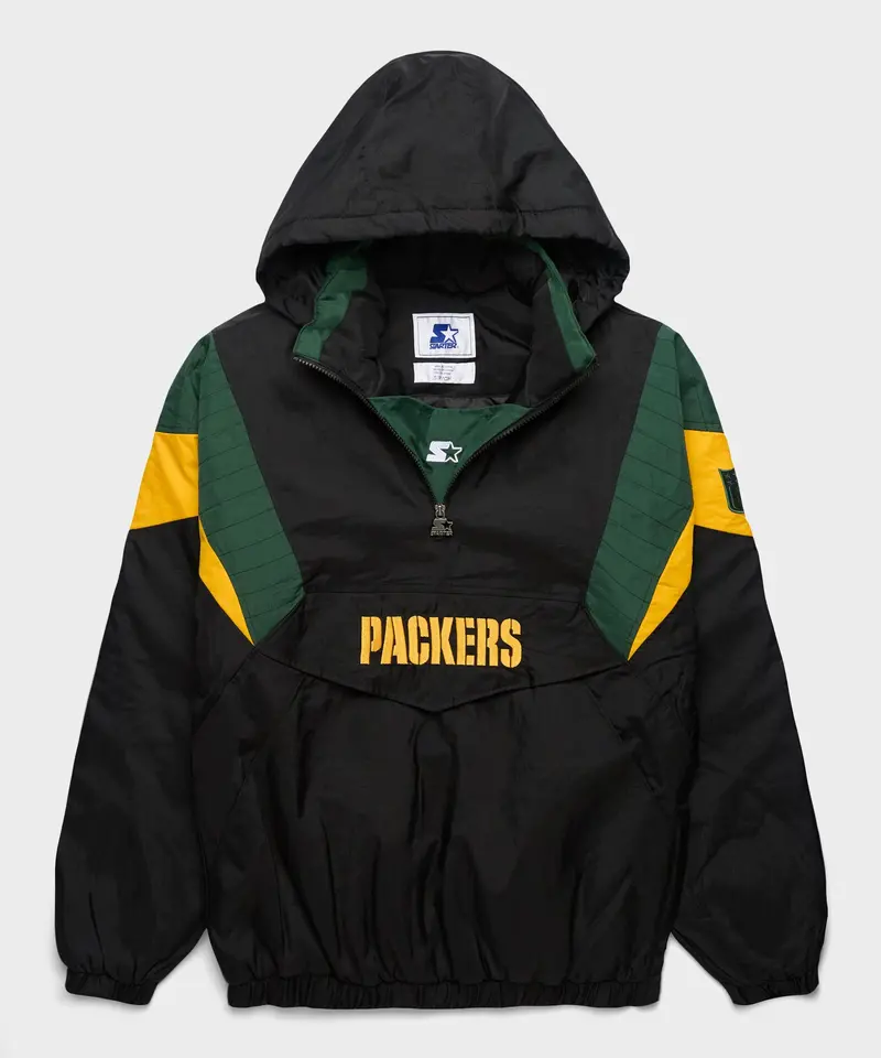 Homage X Starter Packers Blackout Breakaway Pullover Jacket 1