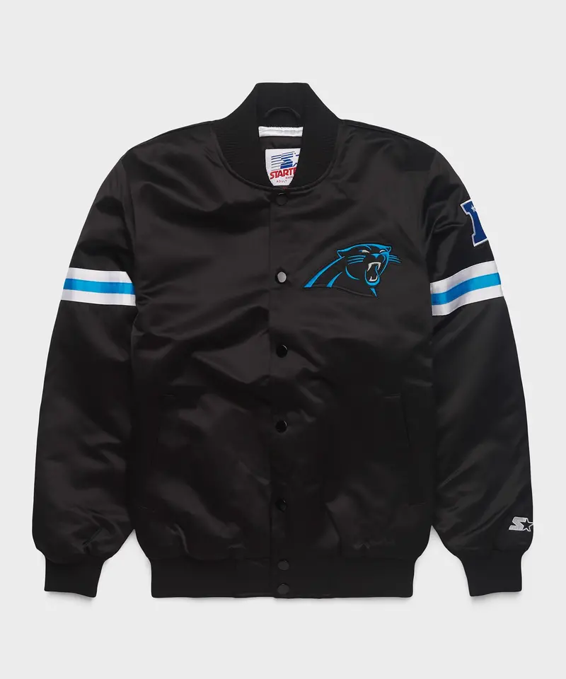 Homage X Starter Panthers Heavyweight Satin Jacket 1