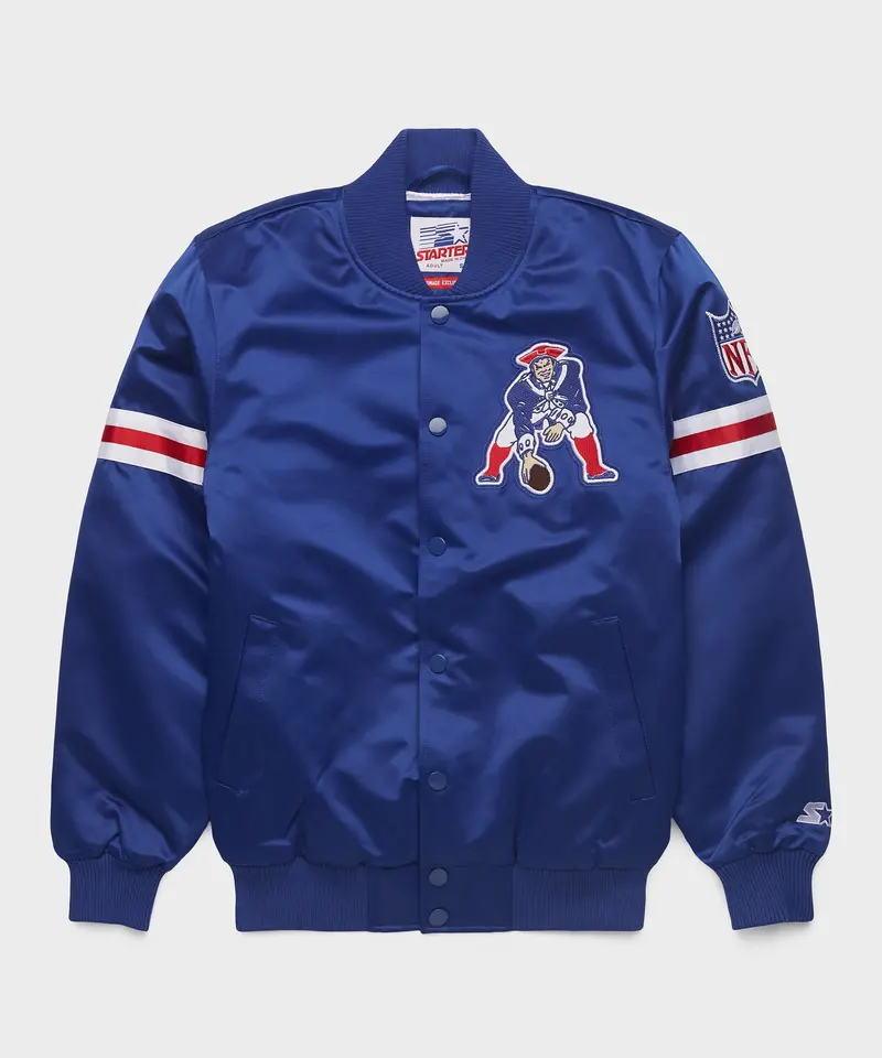 Homage X Starter Patriots Heavyweight Satin Jacket 1