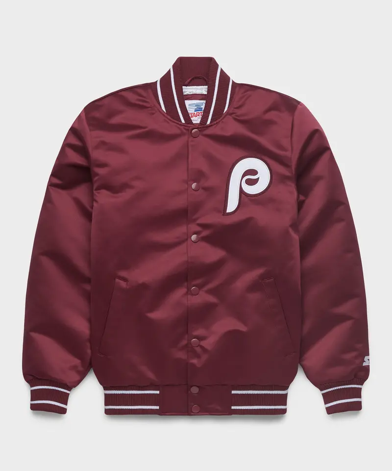 Homage X Starter Phillies Heavyweight Satin Jacket 1