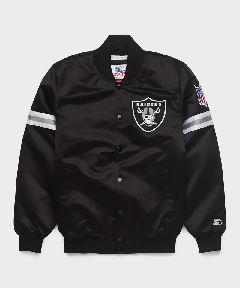 Homage X Starter Raiders Heavyweight Satin Jacket 1