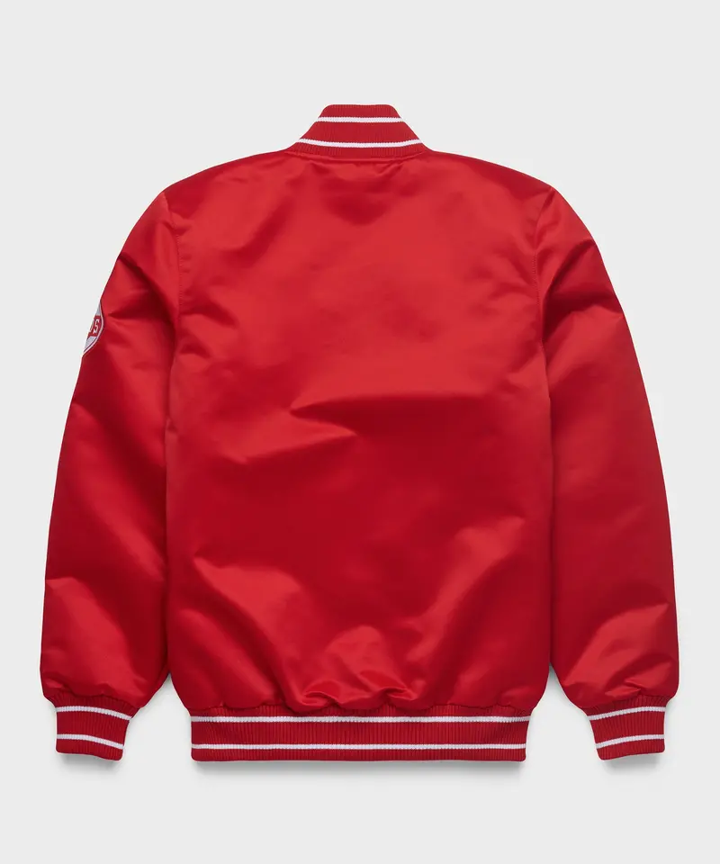 Homage X Starter Reds Heavyweight Satin Jacket 2