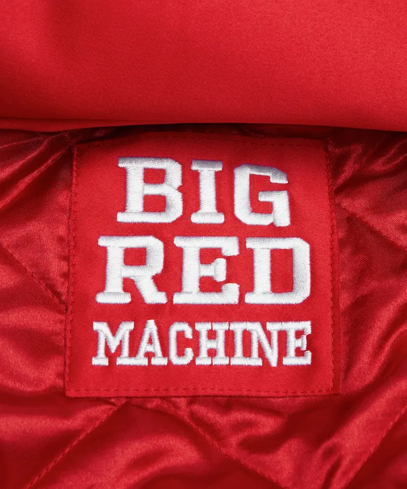 Homage X Starter Reds Heavyweight Satin Jacket 5