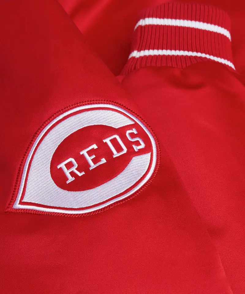 Homage X Starter Reds Heavyweight Satin Jacket 6