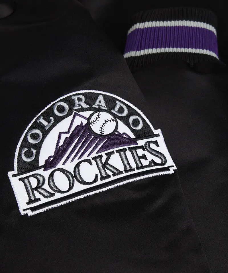 Homage X Starter Rockies Heavyweight Satin Jacket 6