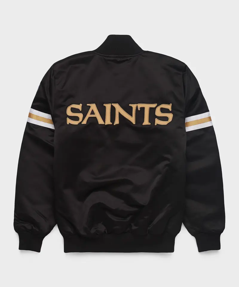 Homage X Starter Saints Heavyweight Satin Jacket 2
