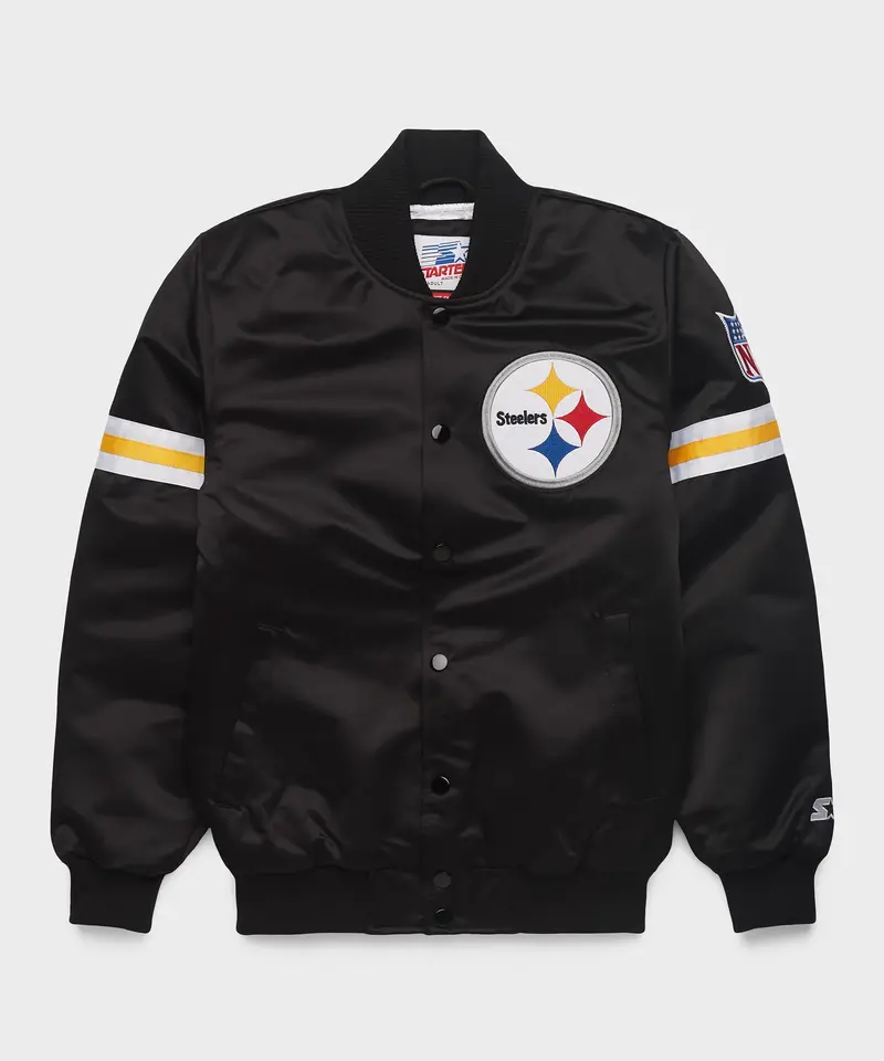 Homage X Starter Steelers Heavyweight Satin Jacket 1
