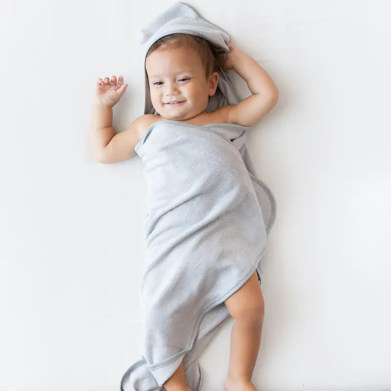 Hooded Bath Towel In Storm 1