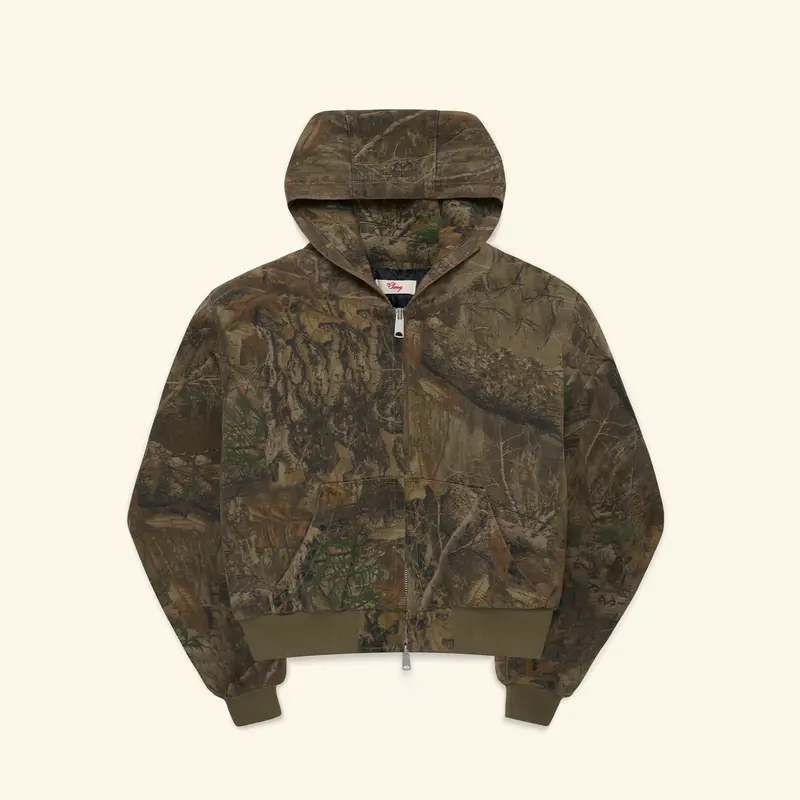 Hooded Work Jacket (Real Tree Camo) 1