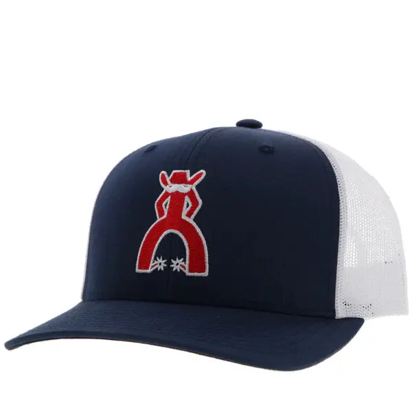 Hooey Punchy Navy/White 6 Panel 1