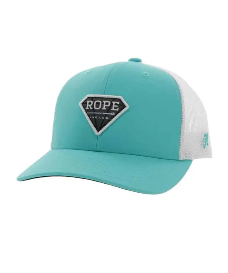Hooey Rope Like A Girl Turquoise 1