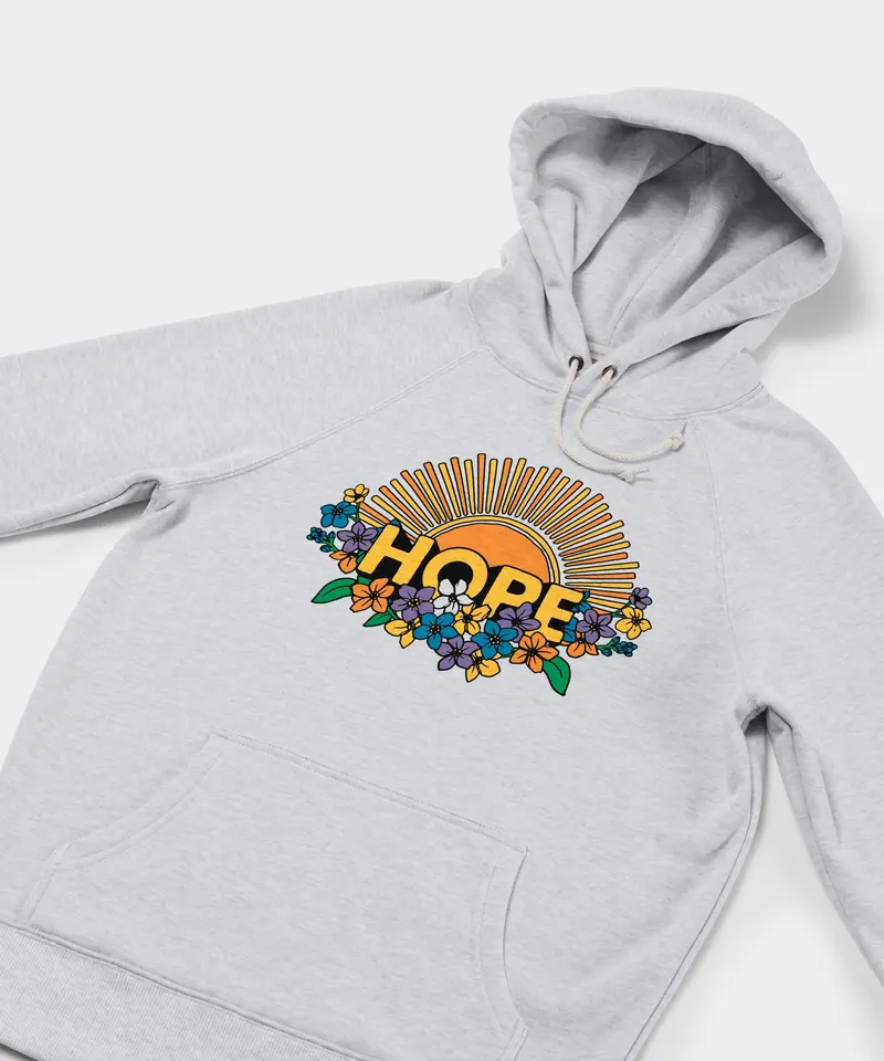 Hope Sun And Flowers Hoodie 2