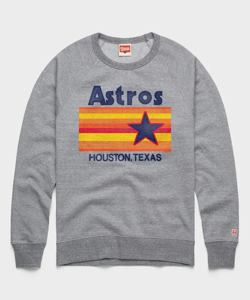 Houston Astros Jersey Logo '75 Crewneck 1