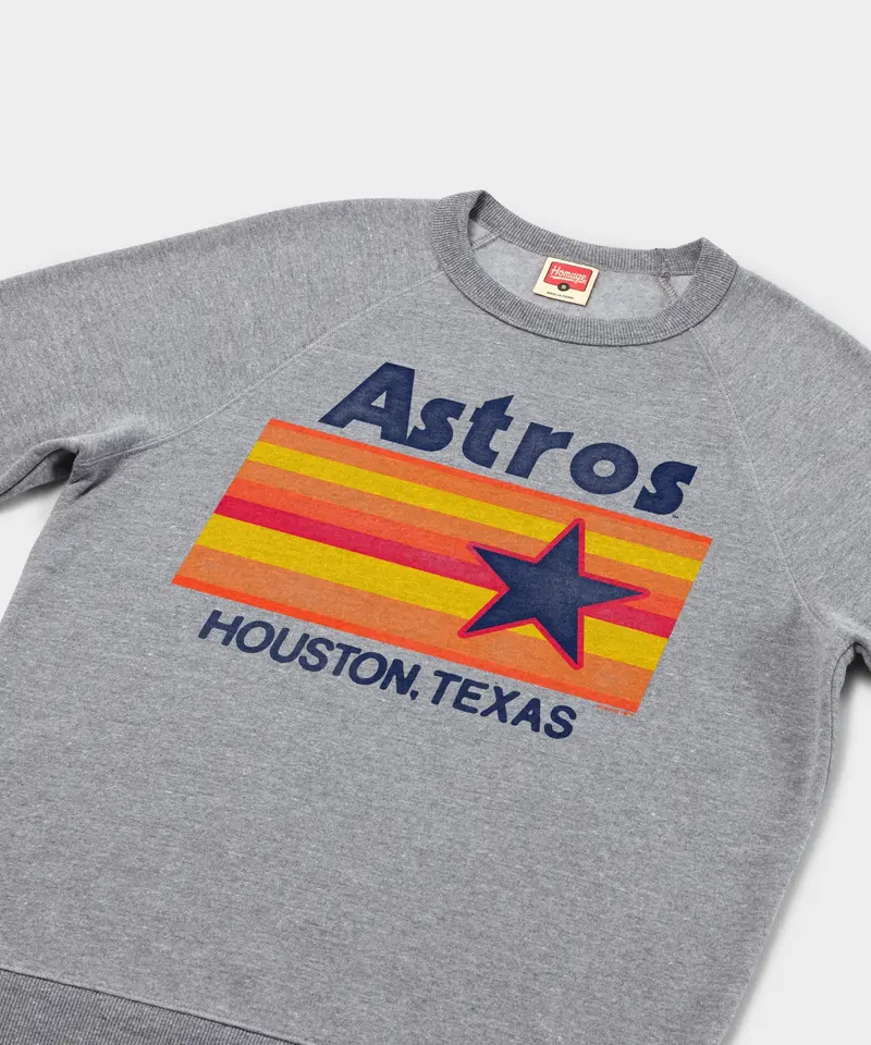 Houston Astros Jersey Logo '75 Crewneck 2