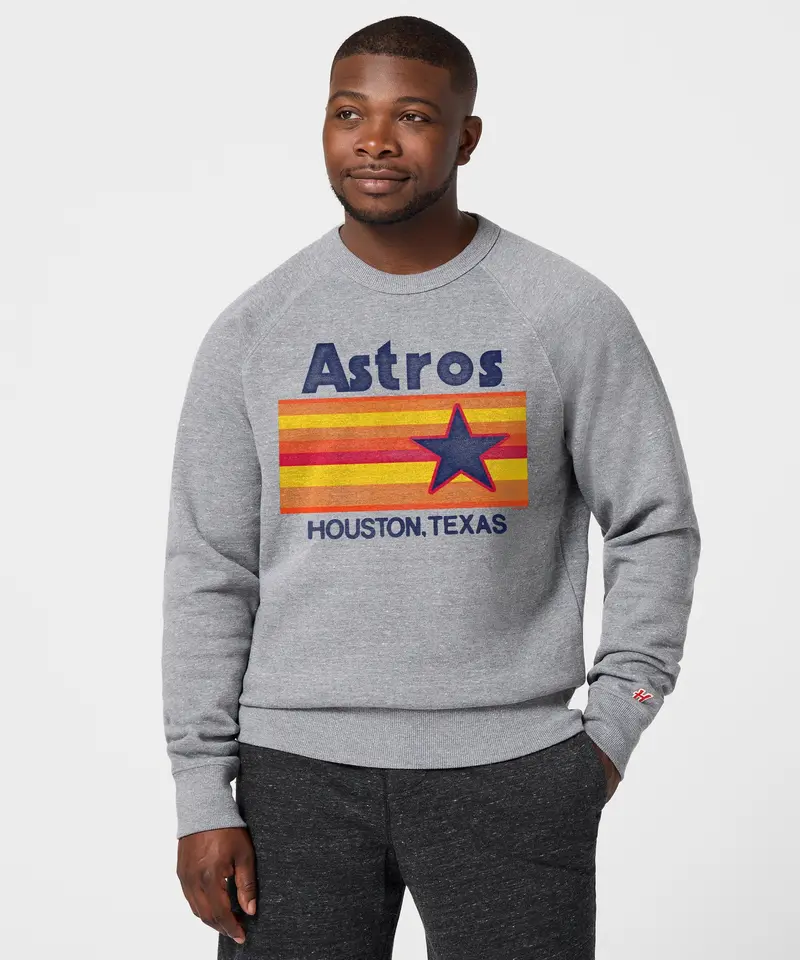 Houston Astros Jersey Logo '75 Crewneck 3