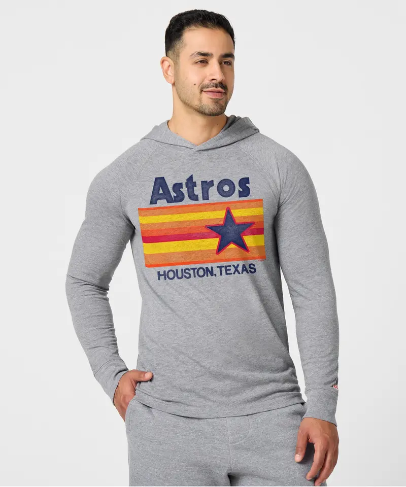 Houston Astros Jersey Logo '75 Lightweight Hoodie 3