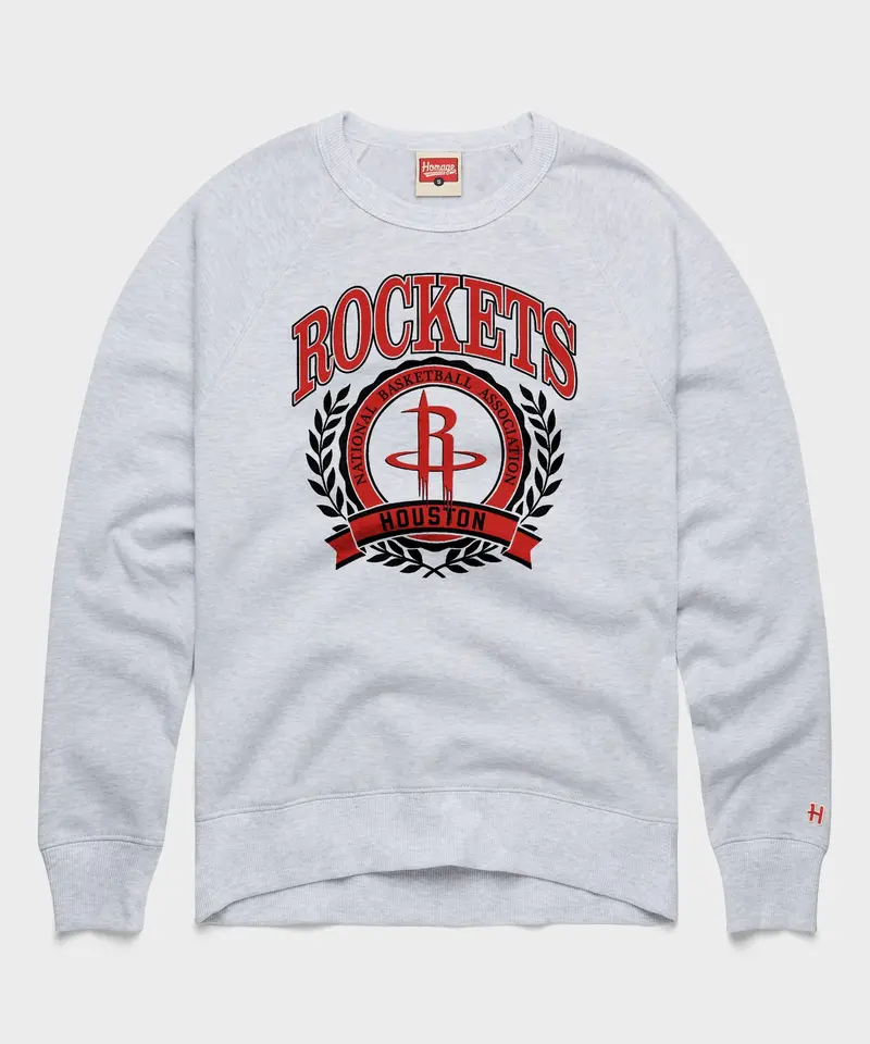 Houston Rockets Crest Crewneck 1