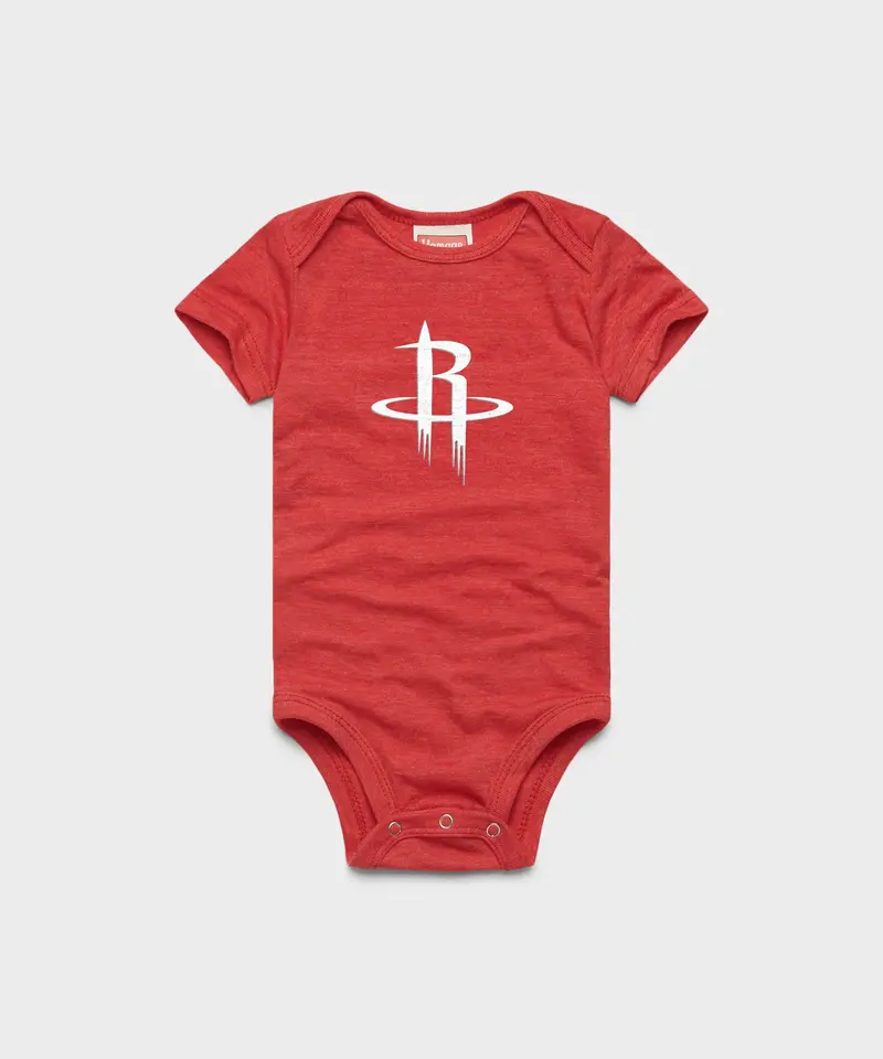 Houston Rockets Logo Baby One Piece 1